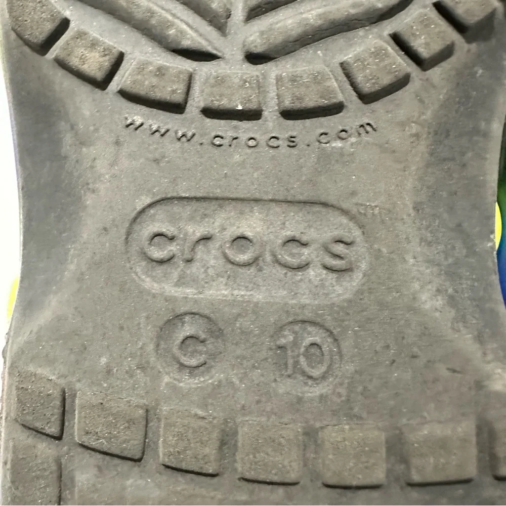 Crocs Tie Dye Multicolored Size 10